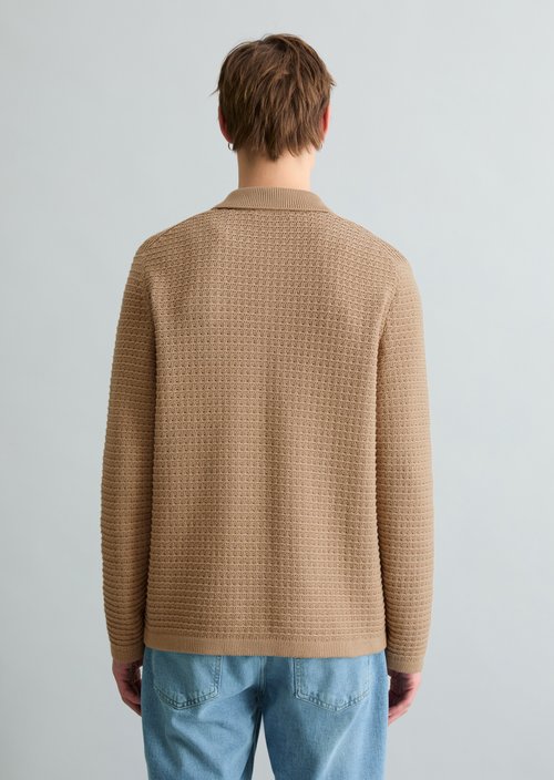 DfC cardigan loose — Frosty Sand