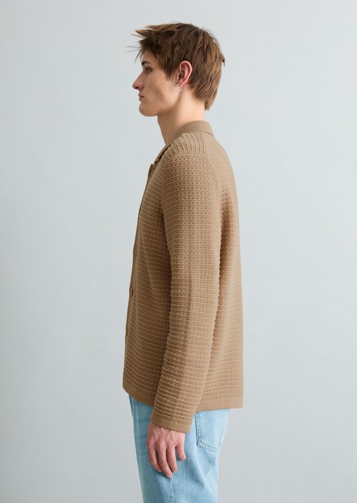 DfC cardigan loose — Frosty Sand