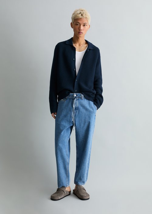 DfC cardigan loose — Navy Teal