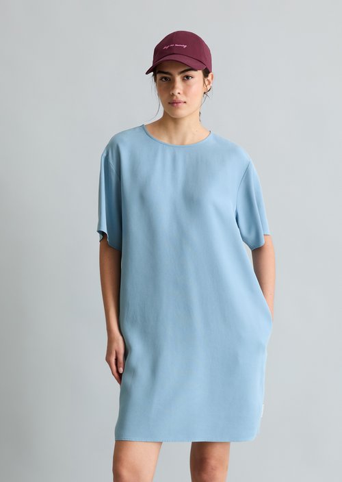 Relaxed short dress — Blue Dawn