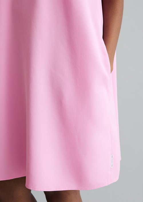 Relaxed short dress — Pale Bubblegum
