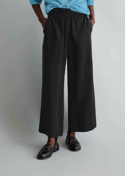 Relaxed pants — Black