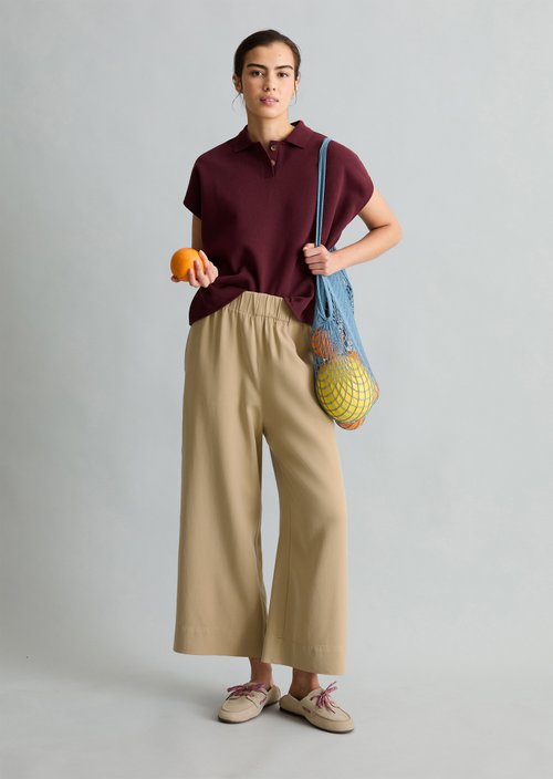 Relaxed pants — Smoky Pine