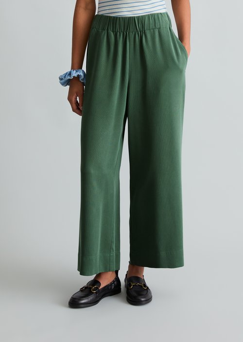 Relaxed pants — Turf Green
