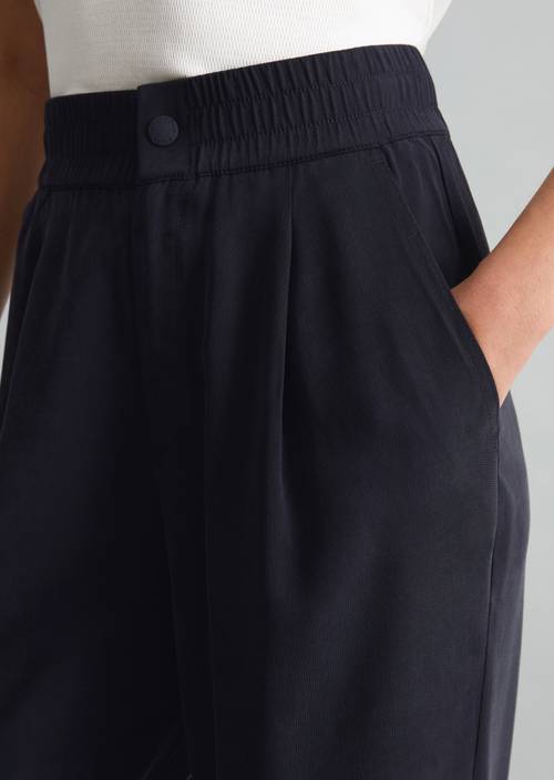 Ontspannen broek Blue Depths in detailaanzicht