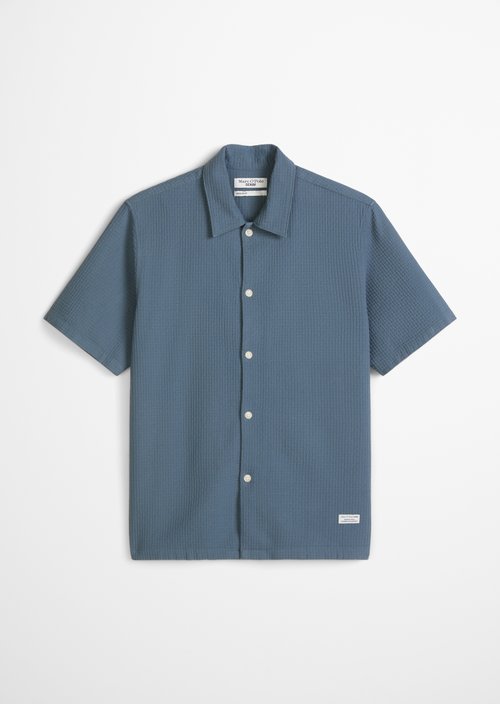 Regular short-sleeved shirt — Cadet Blue