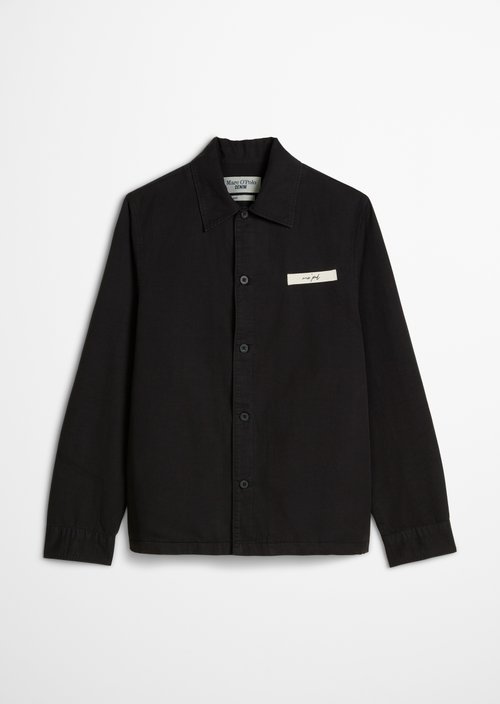 Twill overshirt regular — Broken Graphite