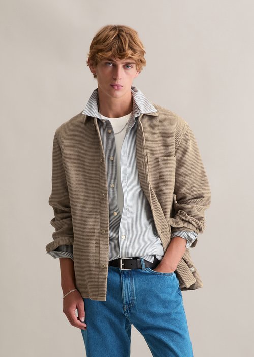 Regular shirt — Cold Taupe