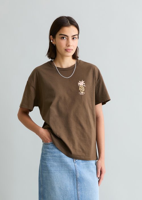 DfC T-Shirt relaxed — Hazelnut Brown