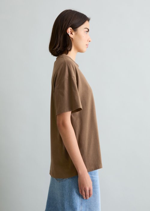 DfC T-Shirt relaxed — Hazelnut Brown