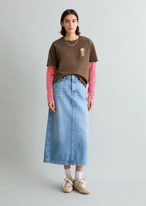 DfC T-Shirt relaxed — Hazelnut Brown