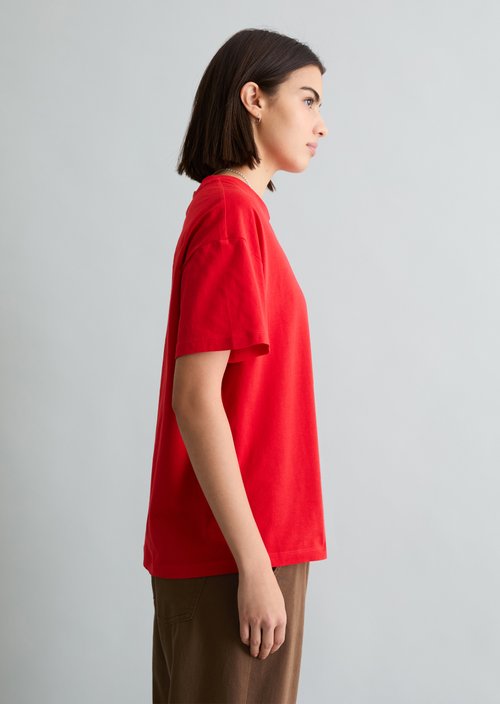 DfC T-Shirt relaxed — Carmine Red