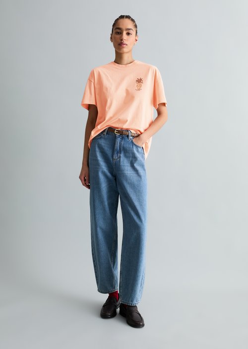 DfC T-Shirt relaxed — Peony Pink