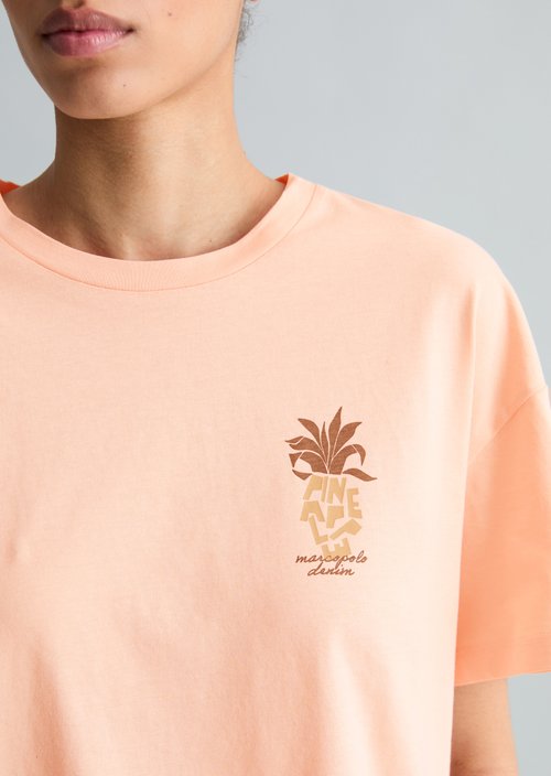 DfC T-Shirt relaxed — Peony Pink