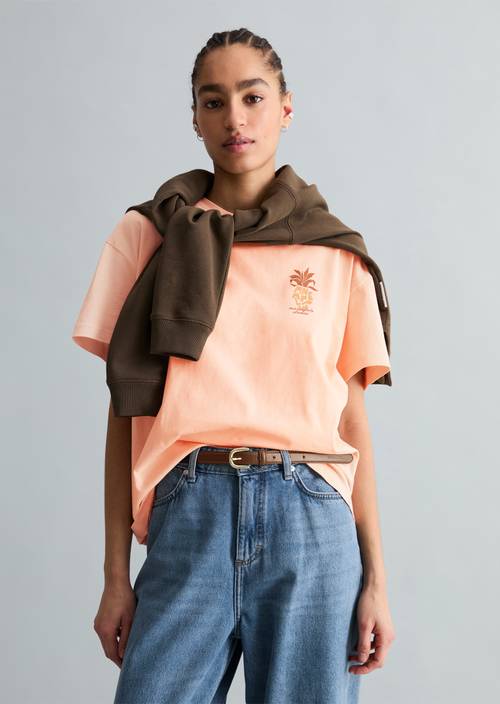 DfC T-Shirt relaxed Peony Pink in Frontalansicht