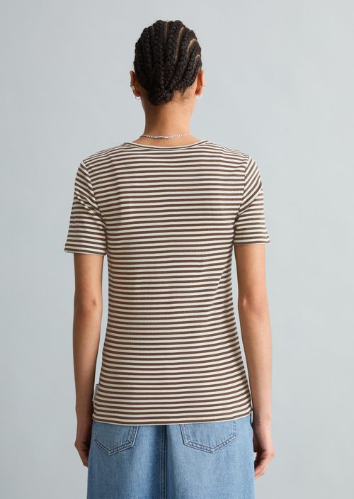 T-shirt slim — Dark Brown