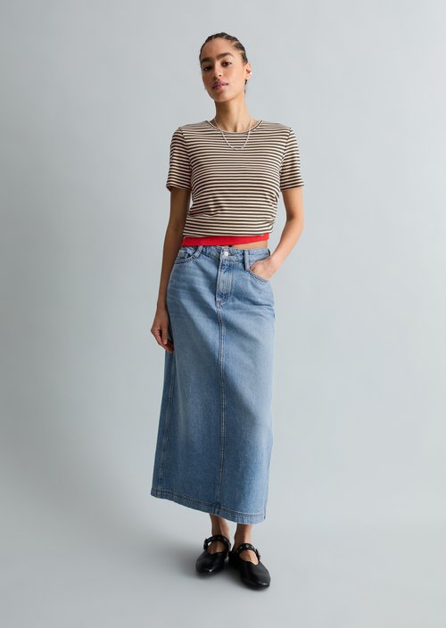 T-shirt slim — Dark Brown