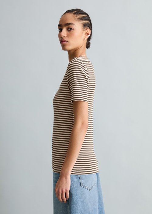 T-shirt slim — Dark Brown