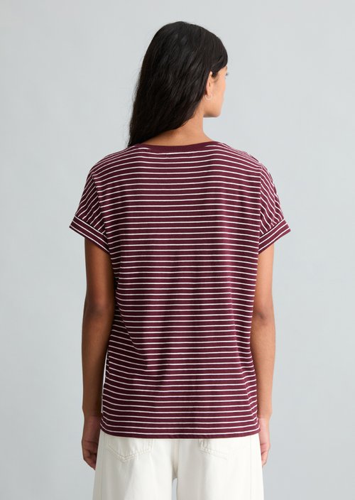 T-shirt regular — Dark Red