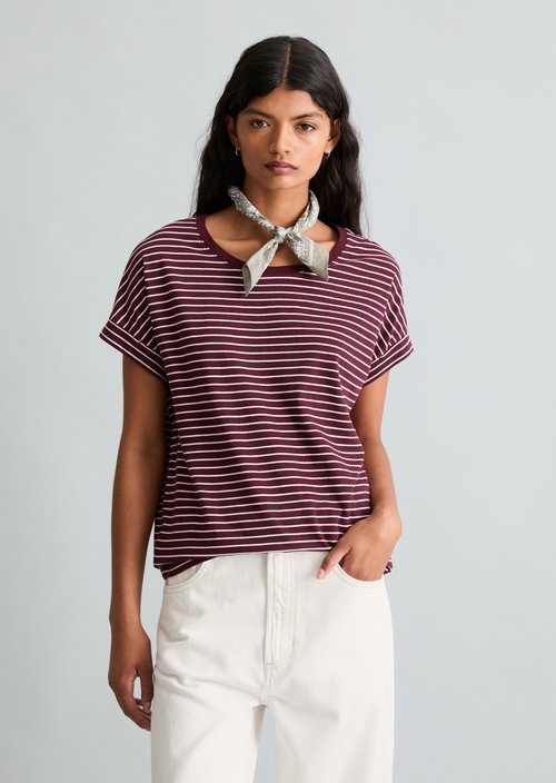 T-shirt regular — Dark Red