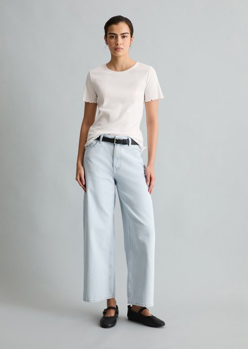 T-shirt slim — Silky White
