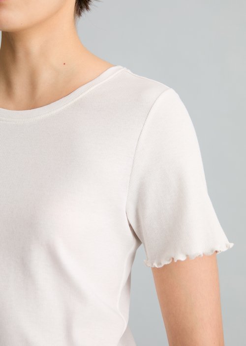 T-shirt slim — Silky White