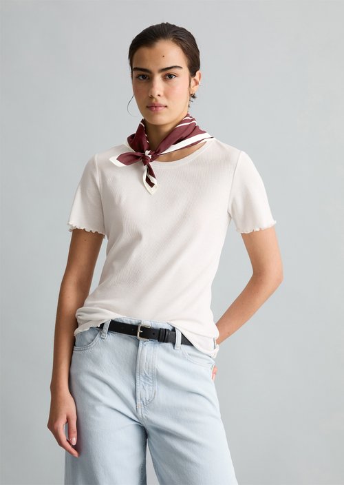 T-shirt slim — Silky White