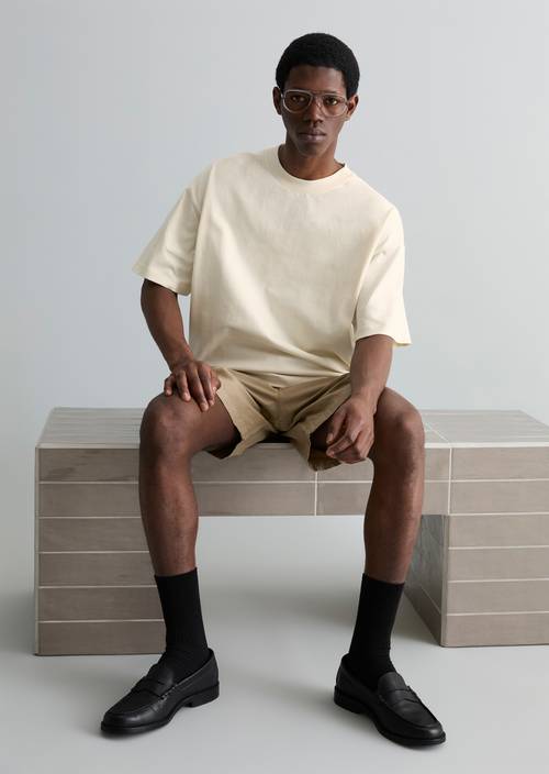 DfC T-shirt oversized White Blush in vooraanzicht