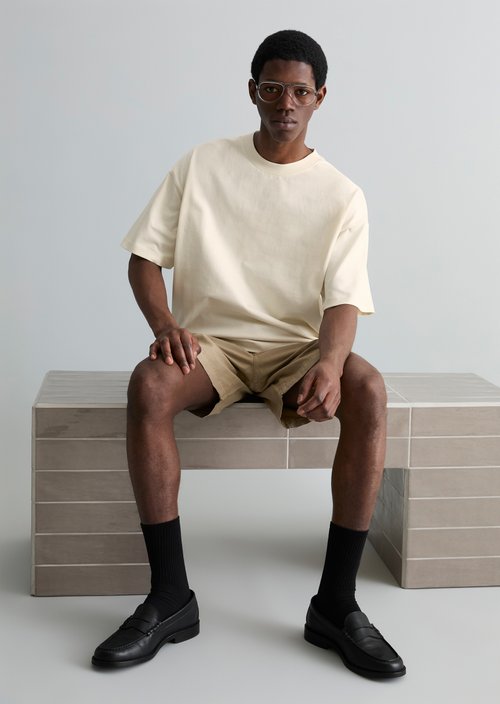DfC T-shirt oversized — White Blush