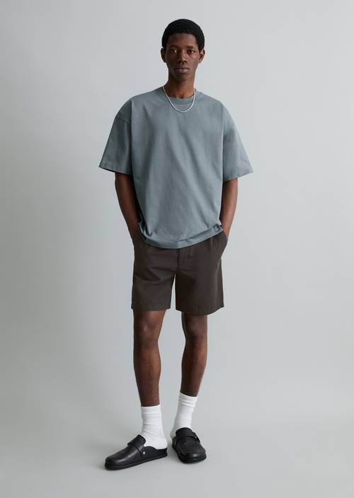 DfC T-shirt oversized Cadet Blue in vooraanzicht
