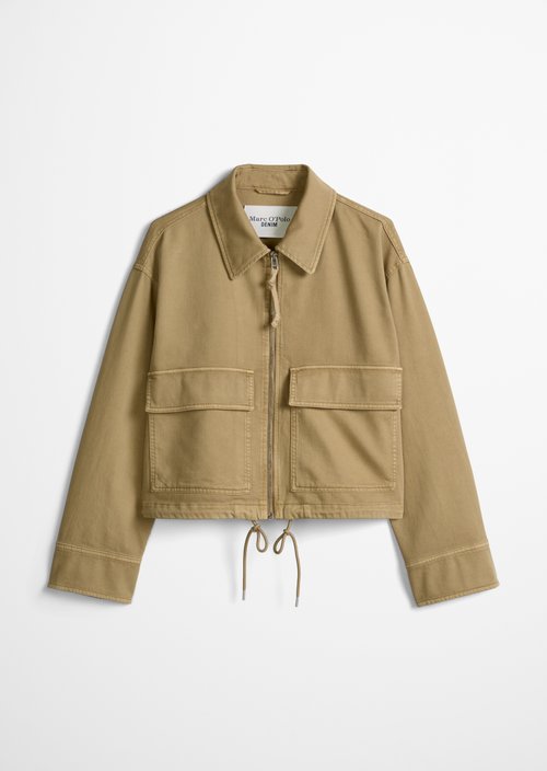 Twill jacket regular — Smoky Pine