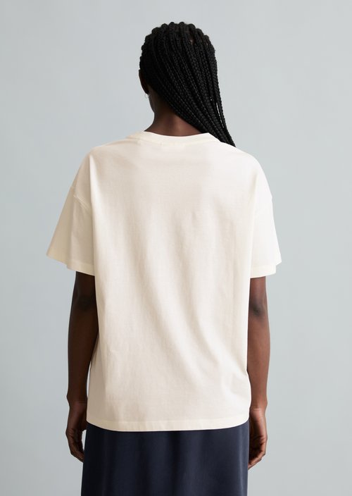 DfC T-Shirt relaxed — Silky White