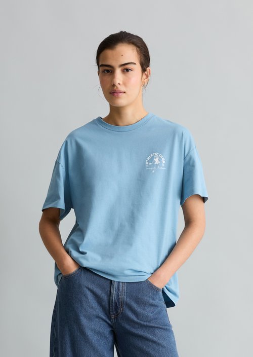 DfC T-Shirt relaxed — Blue Dawn
