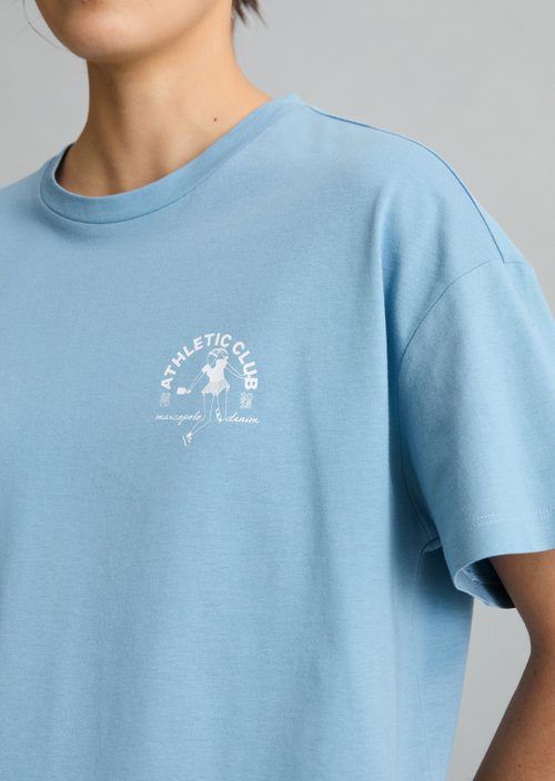 DfC T-Shirt relaxed — Blue Dawn