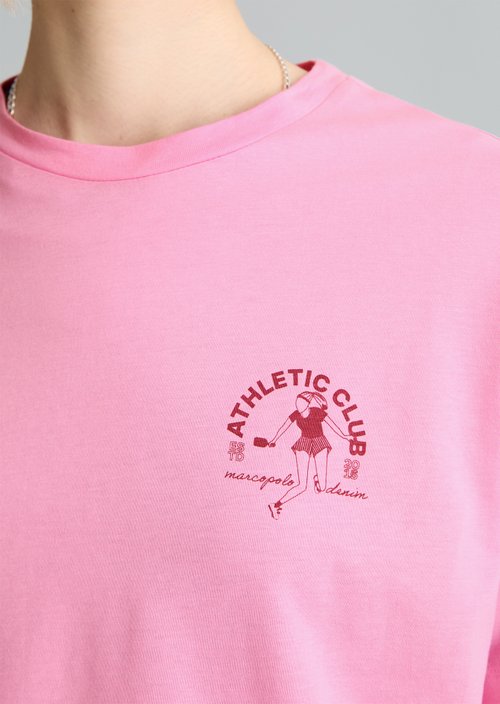 DfC T-Shirt relaxed — Pale Bubblegum