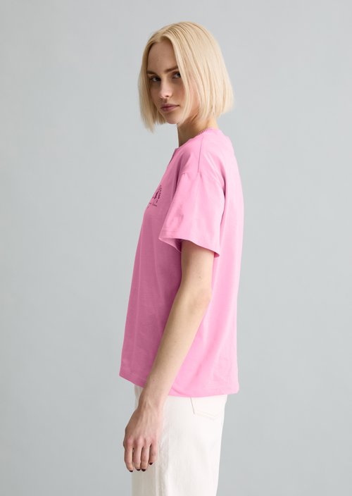 DfC T-Shirt relaxed — Pale Bubblegum