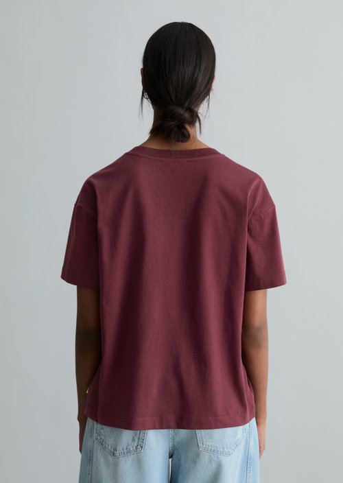 DfC T-Shirt regular — Merlot Red