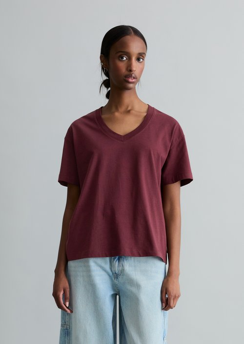 DfC T-Shirt regular — Merlot Red