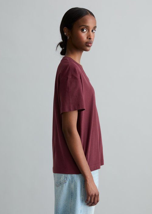 DfC T-Shirt regular — Merlot Red