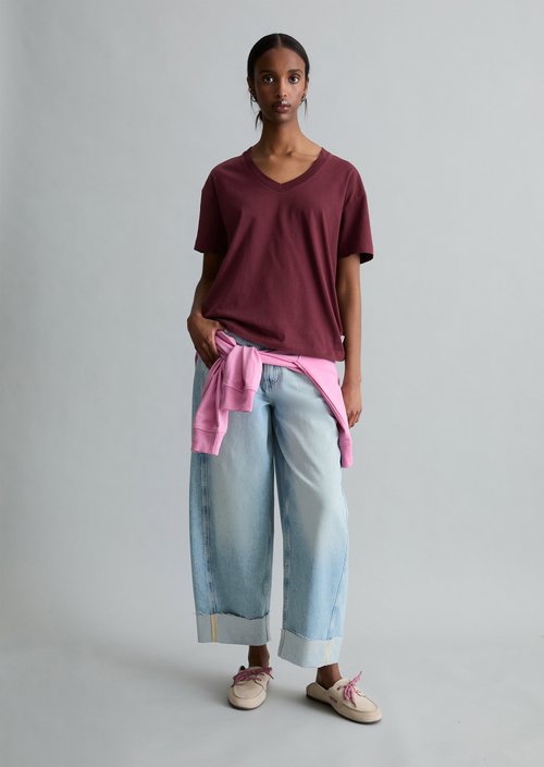 DfC T-Shirt regular — Merlot Red