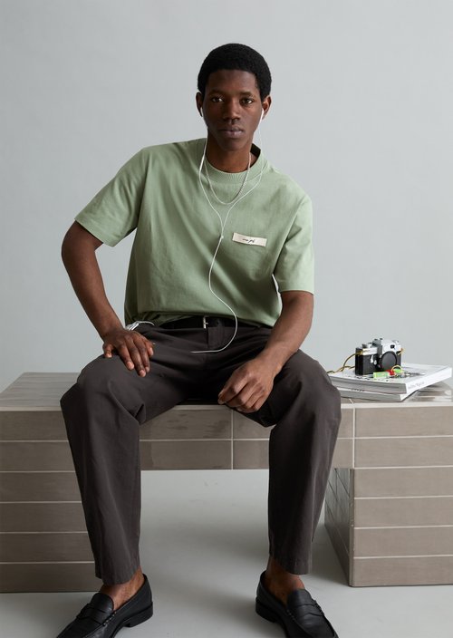 DfC T-Shirt relaxed — Tea Green