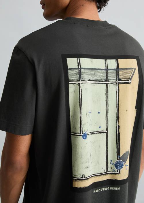 T-Shirt relaxed Broken Graphite in Detailansicht