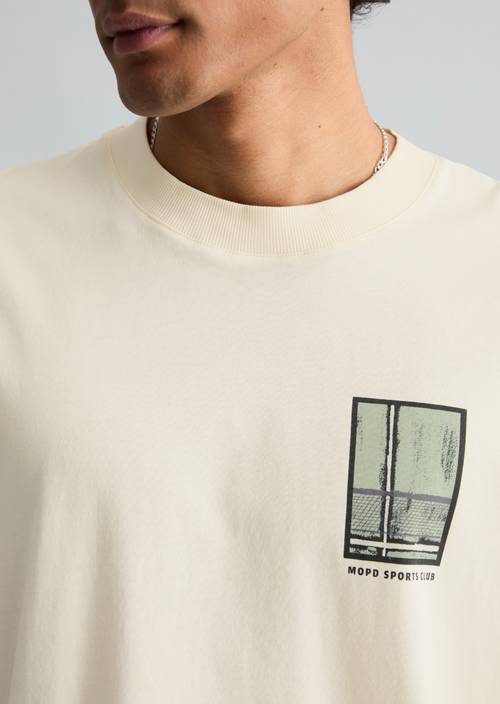 T-Shirt relaxed White Blush in Detailansicht