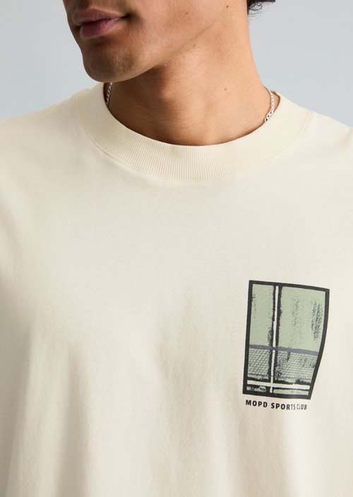 Relaxed T-shirt — White Blush
