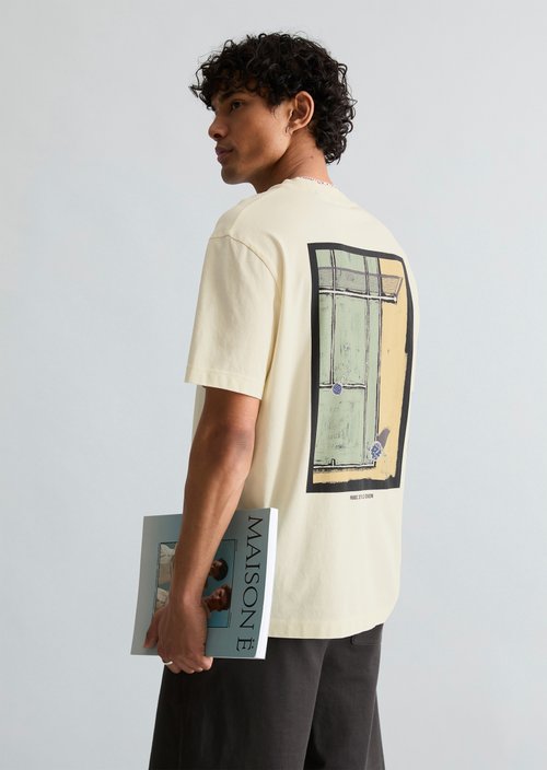 Relaxed T-shirt — White Blush