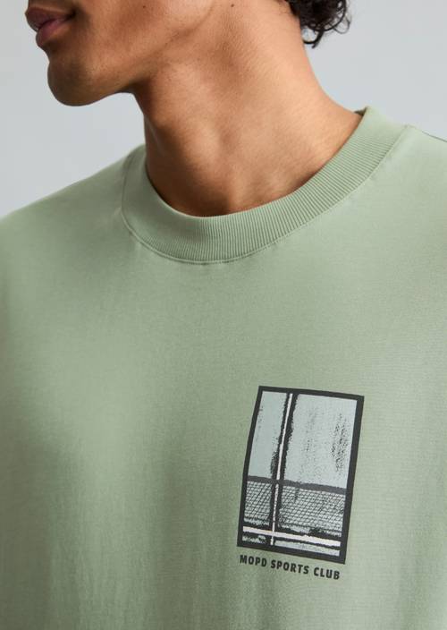 T-Shirt relaxed Tea Green in Detailansicht