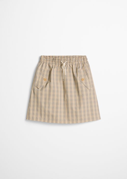 Short flared skirt — Offwhite