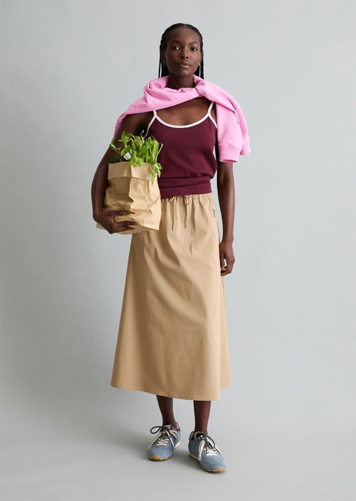 Flared skirt — Smoky Pine
