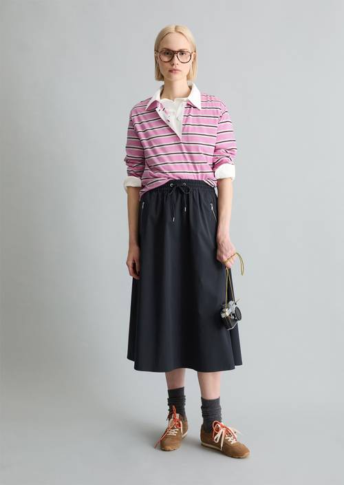 Jupe évasée Blue Depths en vue de face