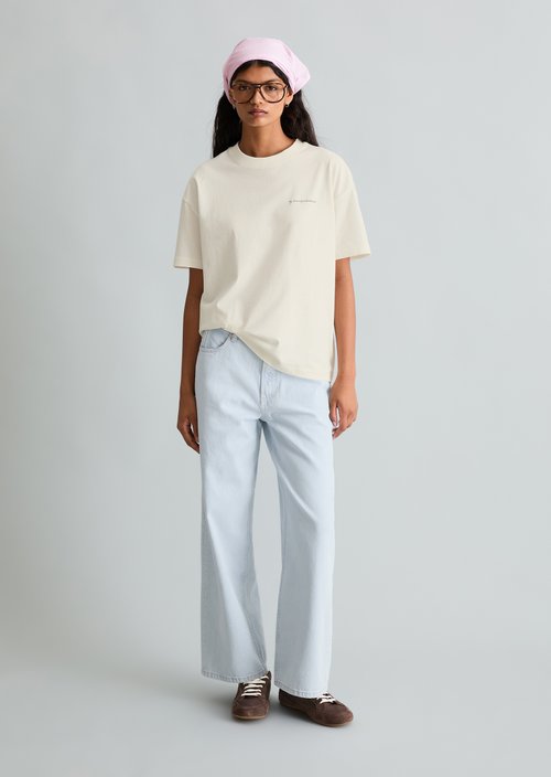 Relaxed T-shirt — Silky White